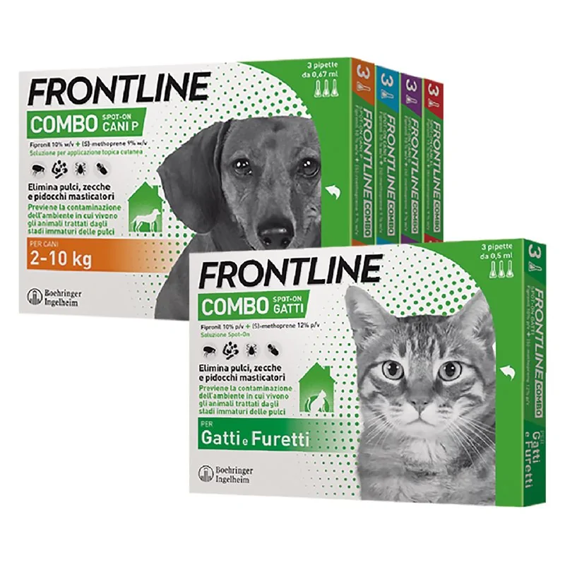 ANTIPARASSITARIO 'FRONTLINE COMBO' PER CANI E GATTI