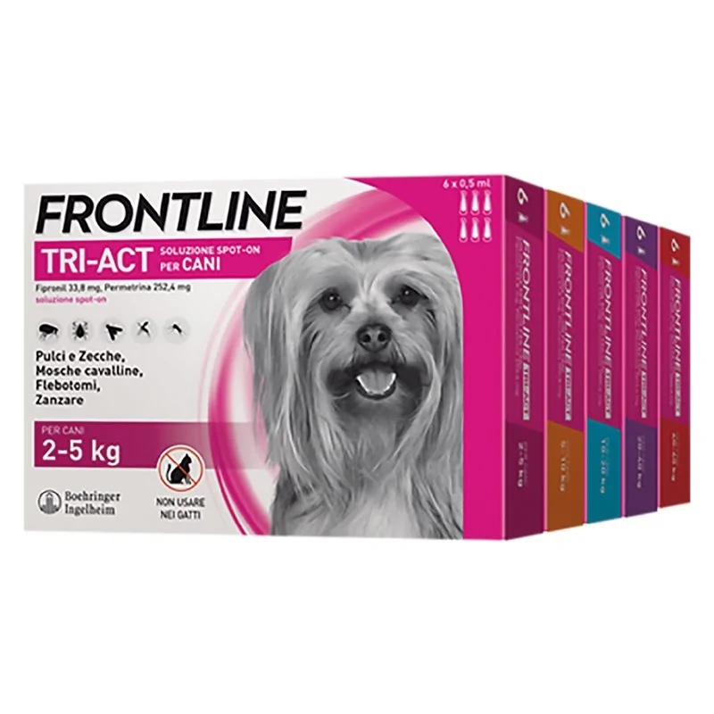ANTIPARASSITARIO 'FRONTLINE TRI-ACT' PER CANI