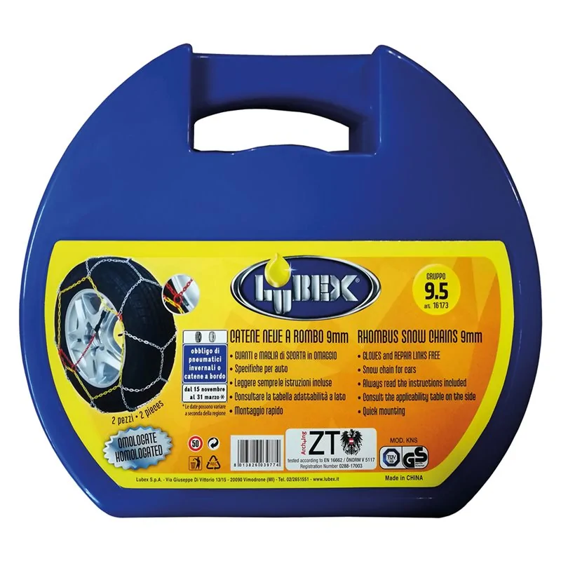 LUBEX TYPE 1 HOMOLOGATED SNOW CHAINS
