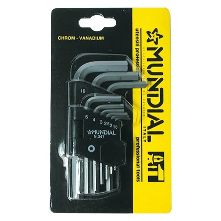 CHIAVI ESAGONALI IN SERIE MUNDIAL 9 PZ MUNDIAL