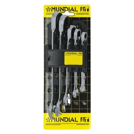 SERIE CHIAVI COMBINATE A CRICCHETTO 'STANDARD' 5 PZ MUNDIAL