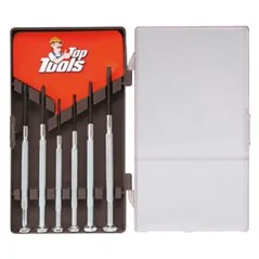 CACCIAVITI DI PRECISIONE IN KIT 6 PEZZI TOPTOOLS