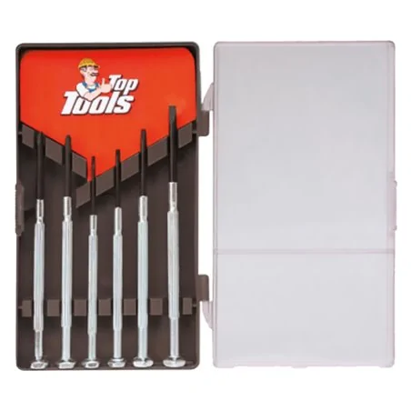 CACCIAVITI DI PRECISIONE IN KIT 6 PEZZI TOPTOOLS