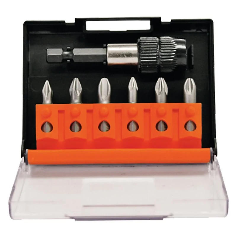 PORTAINSERTO CON INSERTI PHILLIPS E POZIDRIV CF 7 PZ ECEF