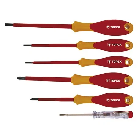 SERIE CACCIAVITI ISOLATI 6 PZ TOPEX