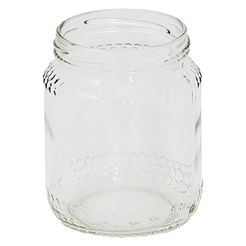 BOCCACCIO IN VETRO PER ALIMENTI TIPO 'MIELE' SENZA TAPPO