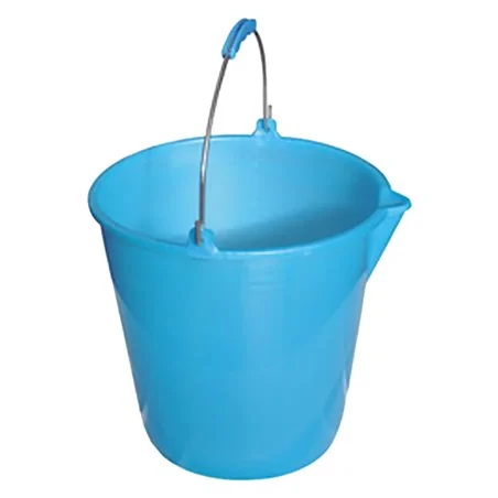 SECCHIO COMUNE CON BECCO MANICO RIVESTITO BLU