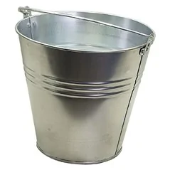 SECCHIO IN LAMIERA ZINCATA