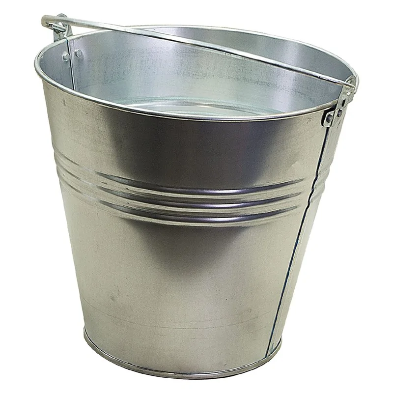 SECCHIO IN LAMIERA ZINCATA