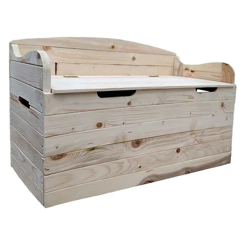 CASSAPANCA IN LEGNO CON SCHIENALE