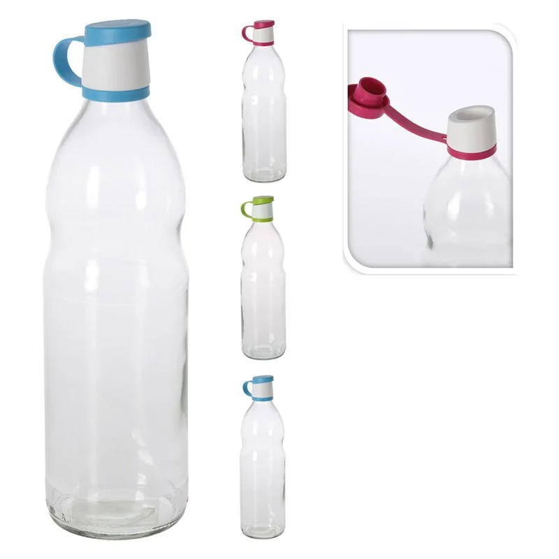 BOTTIGLIA IN VETRO 'COLORATA