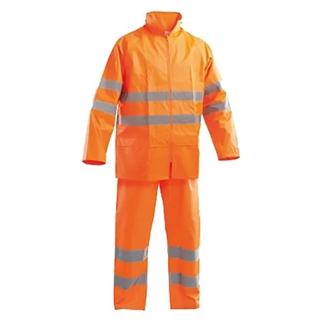 GIACCA E PANTALONE IMPERMEABILI ALTA VISIBILITA'
