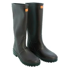STIVALI GINOCCHIO PVC E GOMMA MARRONE