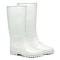 STIVALI GINOCCHIO IN PVC E GOMMA BIANCO