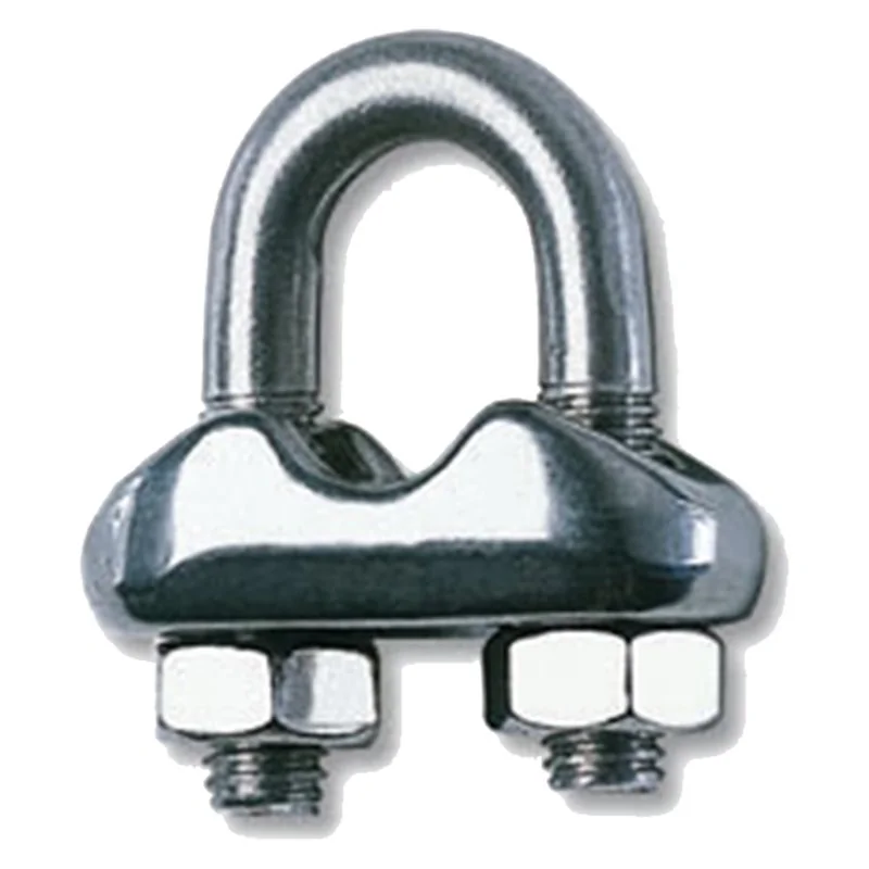 MORSETTO PER FUNI INOX CERTIFICATO