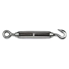 TENDITORE AD OCCHIO E GANCIO ACCIAIO INOX CERTIFICATO