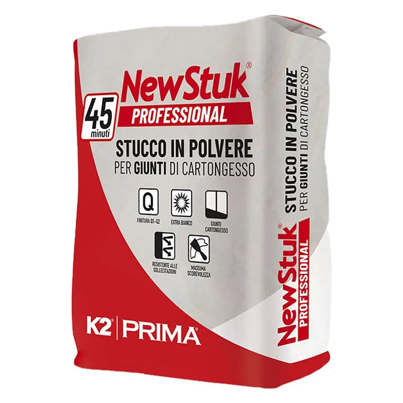 STUCCO IN POLVERE PER CARTONGESSO K2