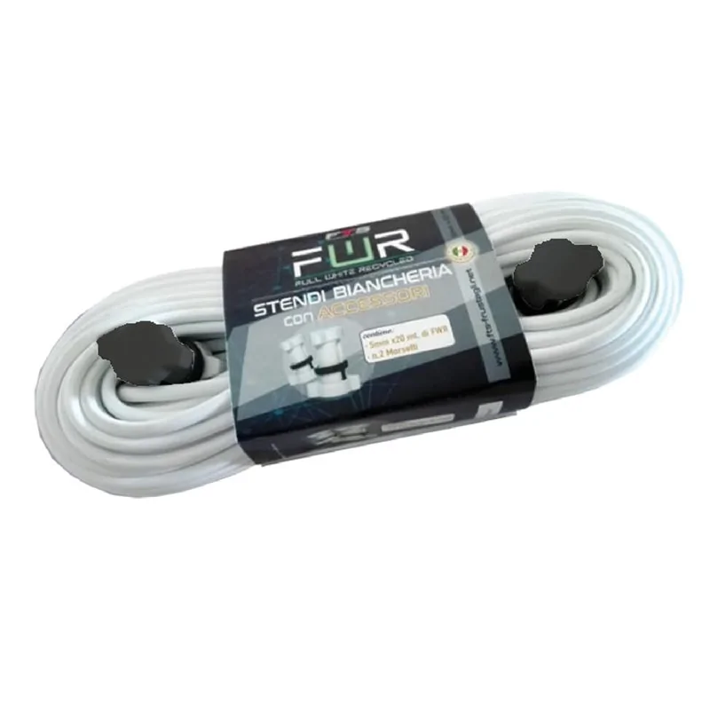 CAVETTO STENDIBIANCHERIA CON MORSETTI FWR Ø5