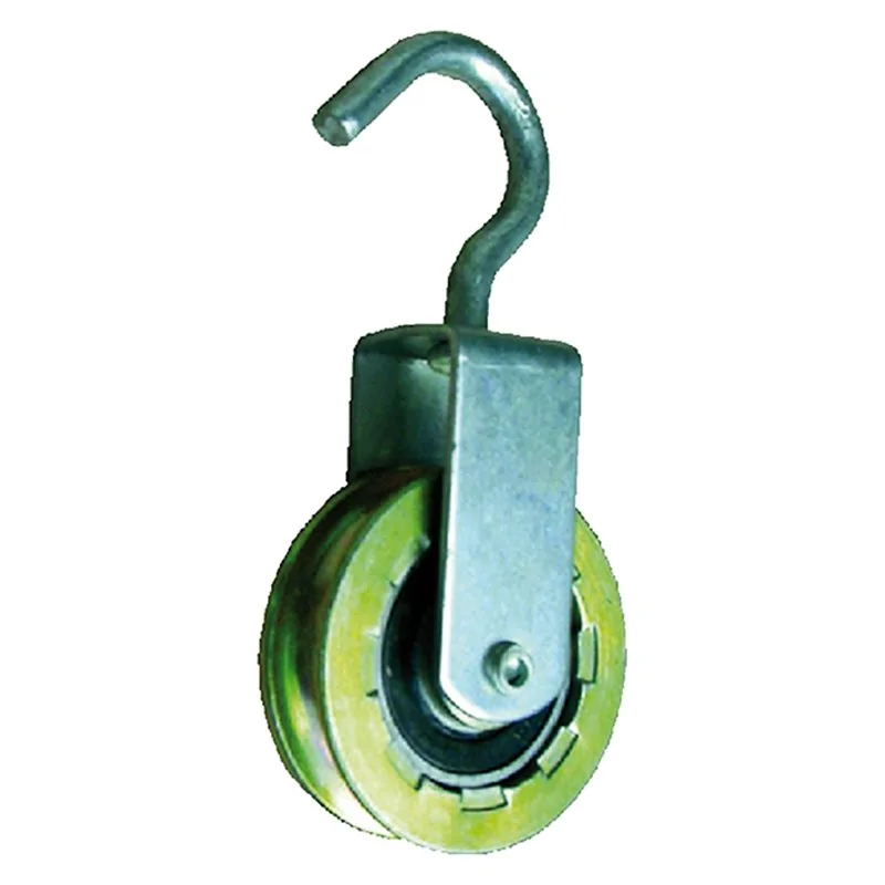 CARRUCOLA STENDIBIANCHERIA ACCIAIO CON CUSCINETTO