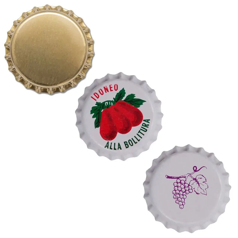 TAPPO A CORONA BANDA STAGNATA CF 100 PZ