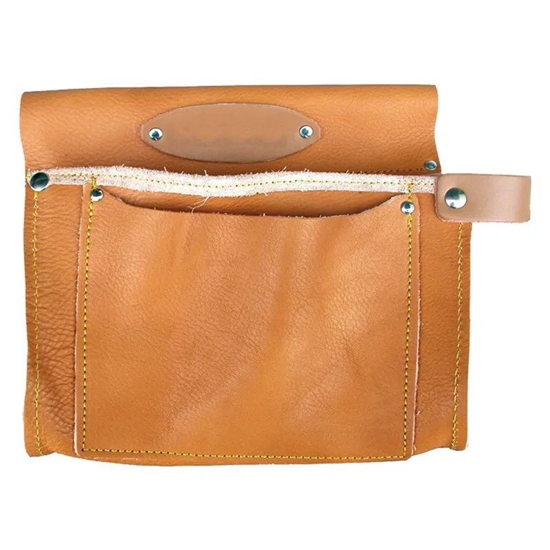 BORSA CARPENTIERE CUOIO/FIORE 2 TASCHE