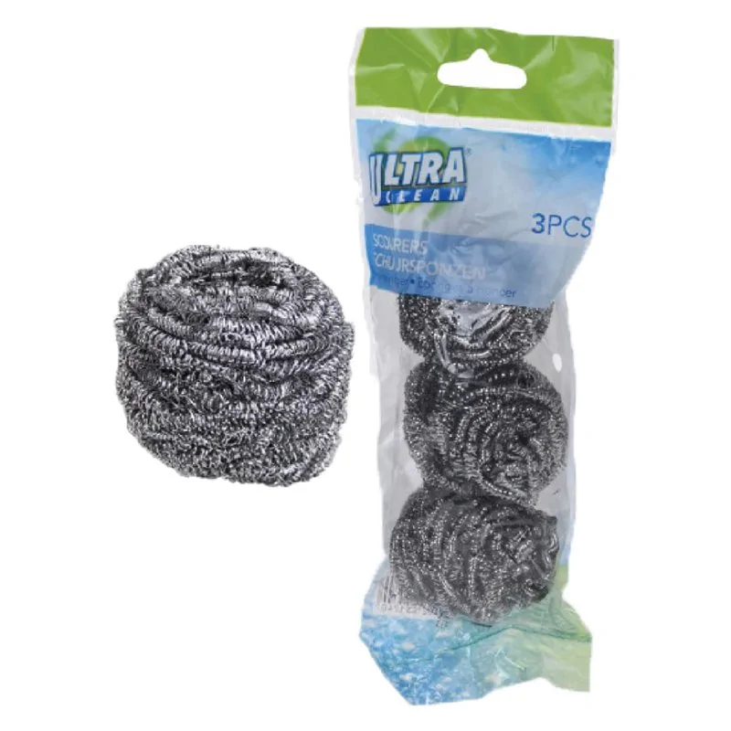 SPUGNA DA CUCINA IN ACCIAIO CF 3 PZ