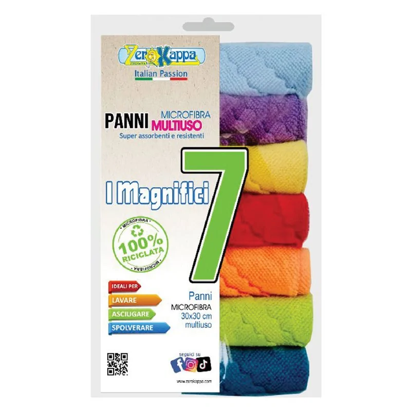PANNO IN MICROFIBRA MULTIUSO 'MAGNIFICI 7'