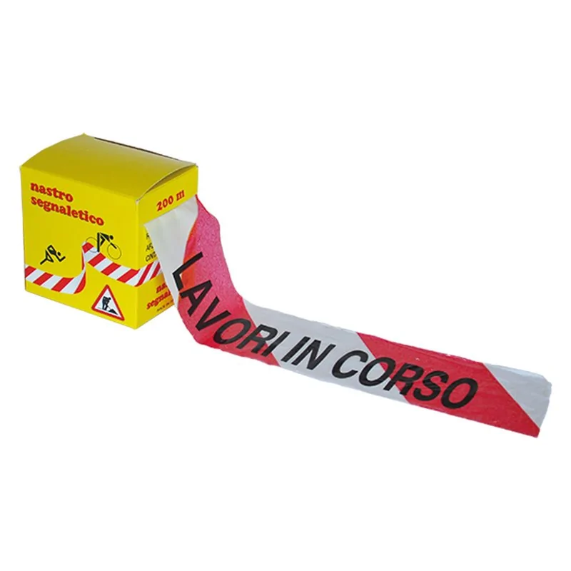 NASTRO SEGNALETICO 'LAVORI IN CORSO'