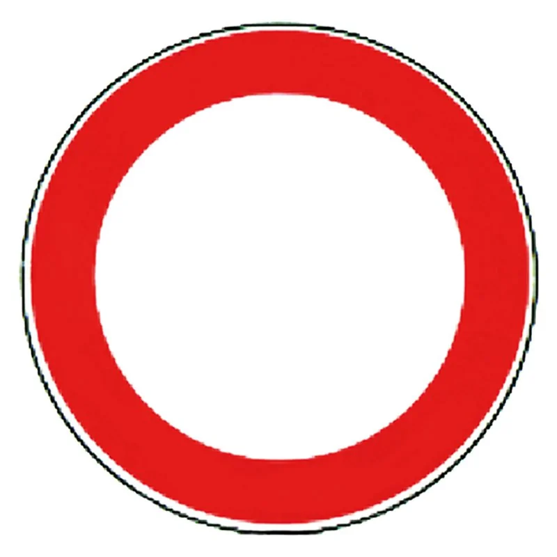 SEGNALE 'DIVIETO DI TRANSITO' IN METALLO