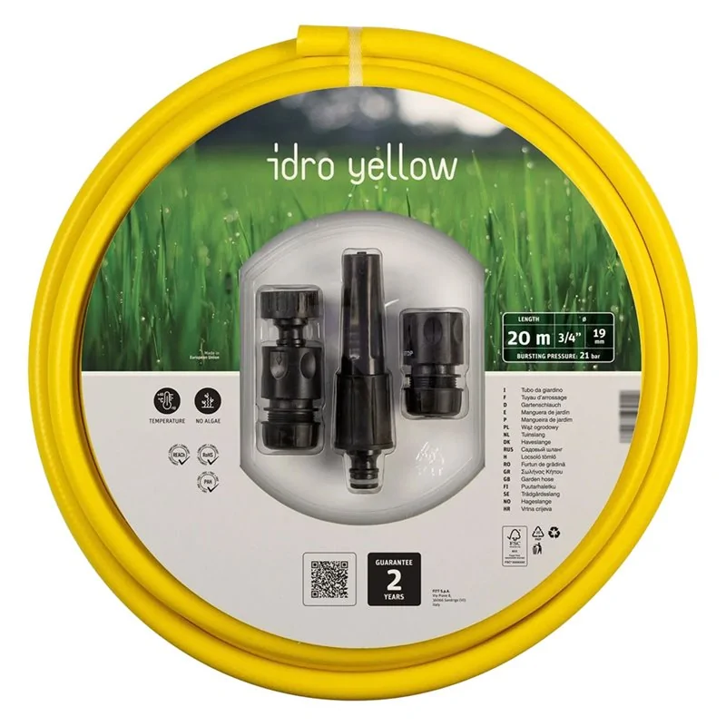 TUBO RETINATO CON KIT 'IDRO YELLOW'