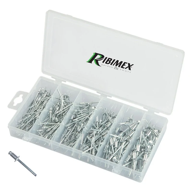 ASSORTIMENTO RIVETTI IN ALLUMINIO IN CASSETTA