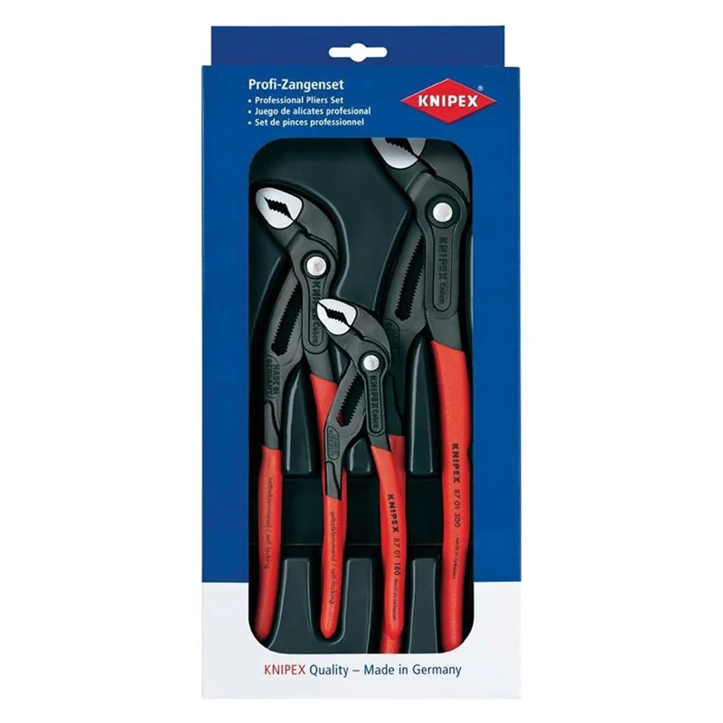 SET PINZA POLIGRIP REGOLABILE 'COBRA' KNIPEX