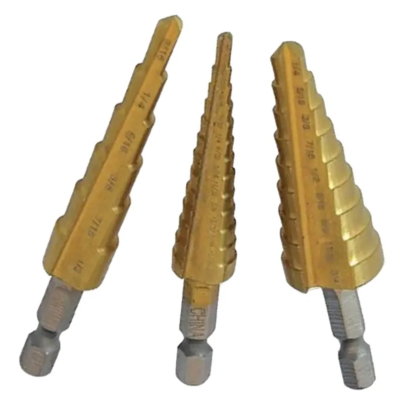 FRESA CONICA A GRADINI HSS IN SET 3 PZ HIT