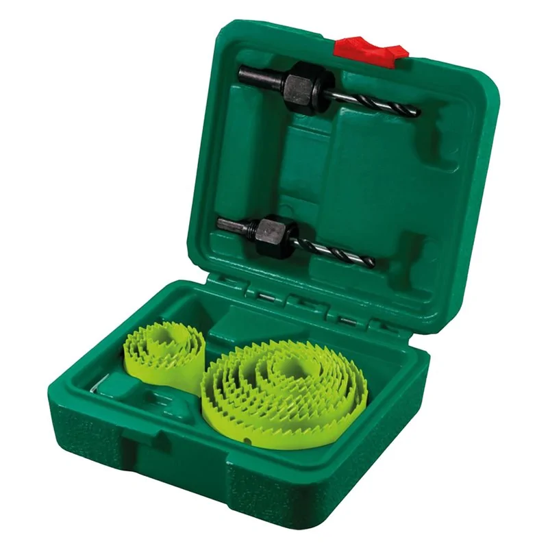 SEGHE A TAZZA PER MULTIMATERIALI SET 14 PZ