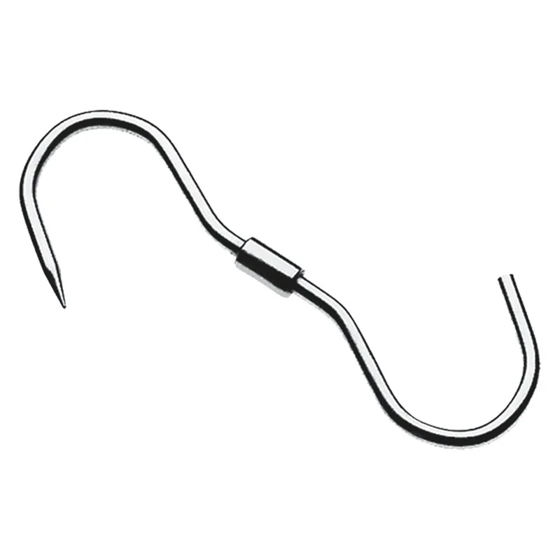 GANCIO GIREVOLE INOX PER MACELLAIO