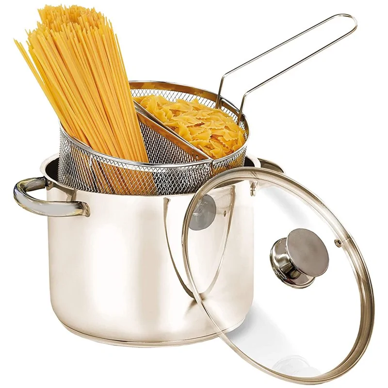 PENTOLA ACCIAIO 'DIVINA PASTARELLA DOPPIO CESTELLO