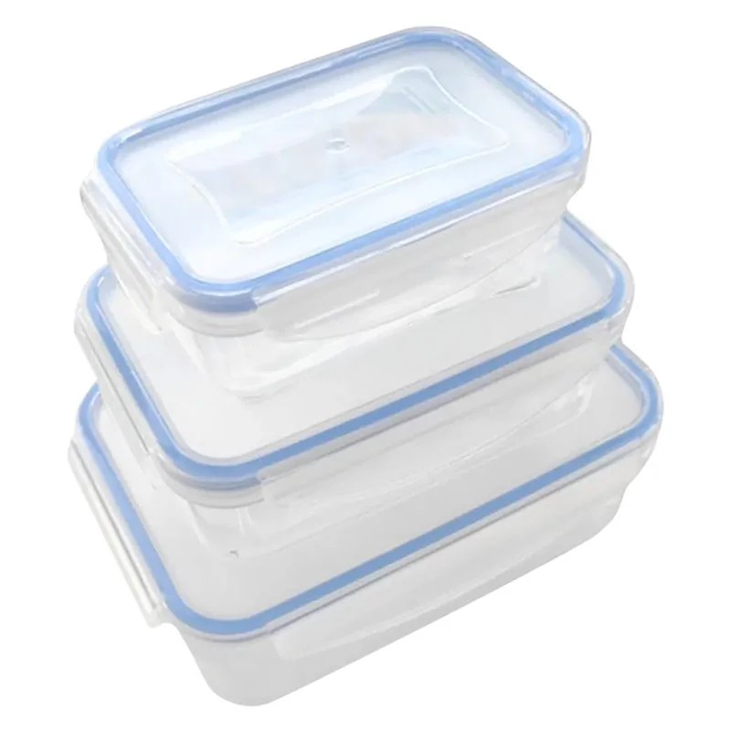 CONTENITORE RETTANGOLARE IN PLASTICA SET 'SUPERLOCK'