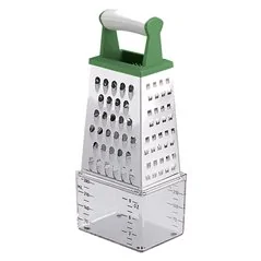 GRATTUGIA 4 FACCE CON RACCOGLITORE