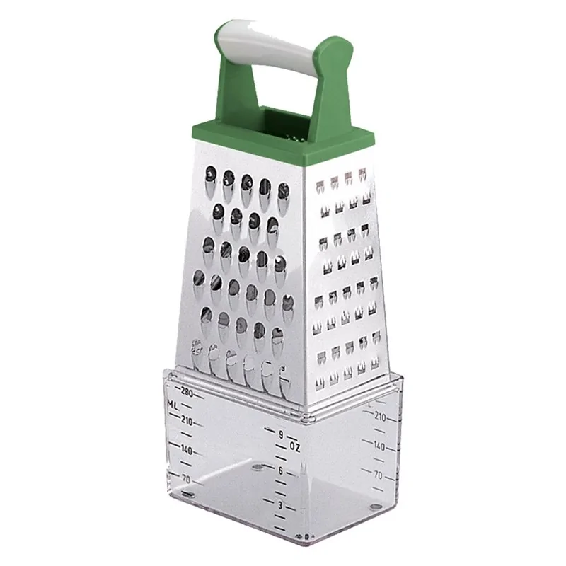 GRATTUGIA 4 FACCE CON RACCOGLITORE