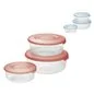 CONTENITORE TONDO IN PLASTICA SET 'FRIGO BOX'