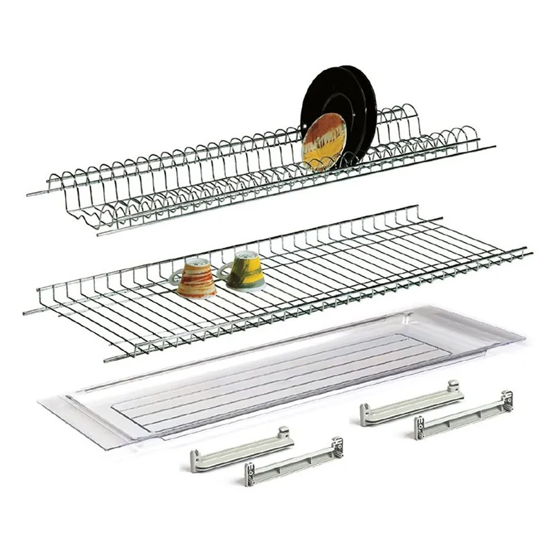 SCOLAPIATTI PER PENSILE IN ACCIAIO CROMATO