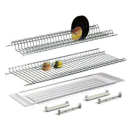 SCOLAPIATTI PER PENSILE IN ACCIAIO CROMATO