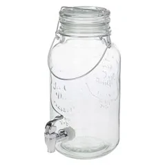 CARAFFA DISPENSER CON TAPPO ERMETICO 4 LT