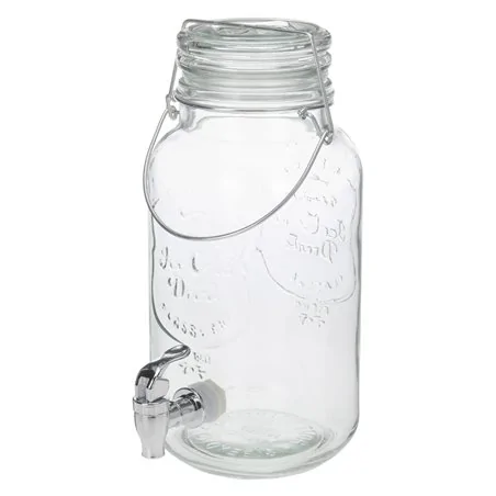 CARAFFA DISPENSER CON TAPPO ERMETICO 4 LT