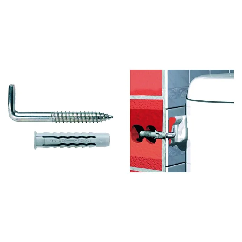 TASSELLO FISSAGGIO SCALDABAGNI 'SF4' BLISTER 2 PZ