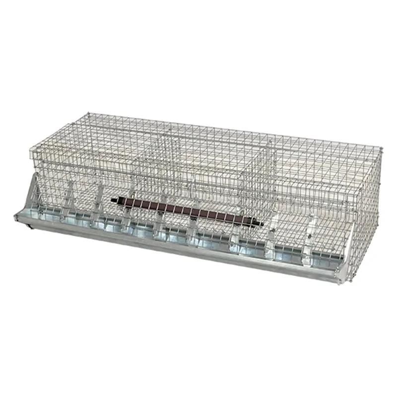 GABBIA CONIGLI INGRASSO TRE FORI