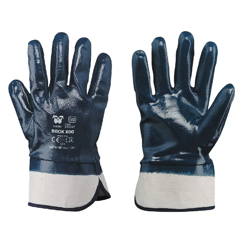 GUANTI NBR MANICHETTA TELA 'BROK 800'