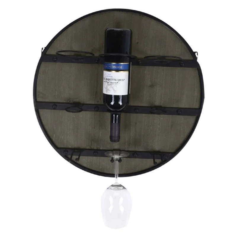 CANTINETTA COMBINATA IN METALLO E LEGNO