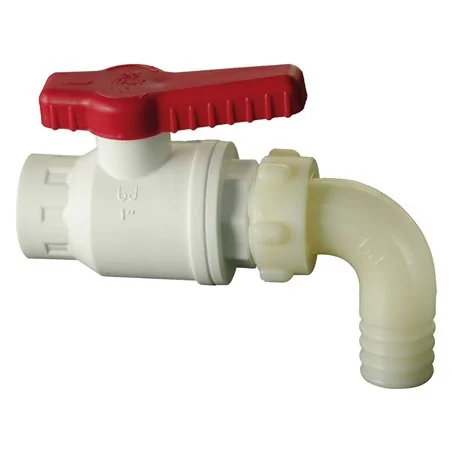 RUBINETTO A SFERA CON PORTAGOMMA CURVO 