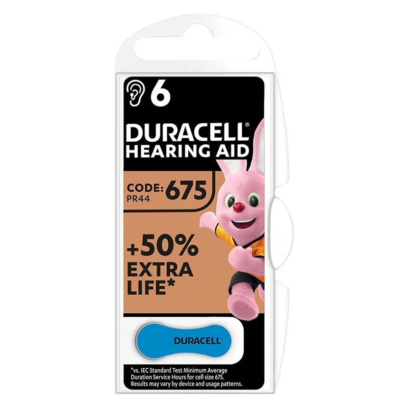 PILA PER APPARECCHI ACUSTICI 'DA 675'